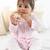 Pink plain cotton  kurti set