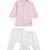 Pink plain cotton  kurti set