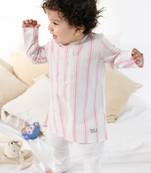 Pink plain cotton  kurta pyjama