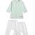 Green plain cotton  kurta pyjama