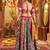 MULTICOLOR PRINT FOIL work EMBROIDERED COTTON STITCHED LEHENGA CHOLI