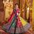 MULTICOLOR PRINT FOIL work EMBROIDERED COTTON STITCHED LEHENGA CHOLI
