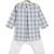 Blue plain cotton  kurta pyjama