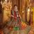 MULTICOLOR PRINT FOIL work EMBROIDERED COTTON STITCHED LEHENGA CHOLI
