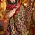 MULTICOLOR PRINT FOIL work EMBROIDERED COTTON STITCHED LEHENGA CHOLI