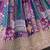 purple chinon zari work bridesmaid lehenga choli with dupatta