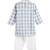 Blue plain cotton  kurta pyjama