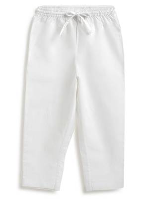 Blue plain cotton  kurta pyjama 5
