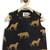 Black printed cotton  kurta pyjama