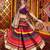 MULTICOLOR MIRROR WORK EMBROIDERED printed MASLIN STITCHED LEHENGA CHOLI