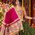 MULTICOLOR MIRROR WORK EMBROIDERED printed COTTON STITCHED LEHENGA CHOLI