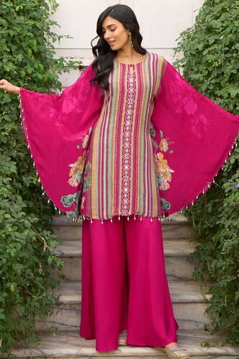 Aster rose premium fusion wear co-ord set