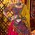 MULTICOLOR MIRROR WORK EMBROIDERED printed COTTON STITCHED LEHENGA CHOLI