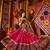 Pink Multi-Color Embroidered Navratri Lehenga Choli     Exclusive Garba Dress for Women