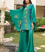 Aster peacock premium fusion co-ord set