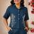 Mahua nile embroidery co-ord set