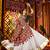 WHITE MIRROR WORK EMBROIDERED printed SILK STITCHED LEHENGA CHOLI