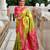 Lime Green Soft Silk Blend Saree With Zari Weaving Meenakari Design