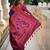 Violet silk blend Saree With Paithani Weaved Pallu And Blouse