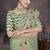 green crush georgette embroidered indian bollywood saree