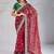 Dazzling maroon georgette embroidered indian bollywood saree