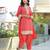 Bali scarlet farsi salwar suit set