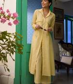 Yellow cotton printed   Co-ord set