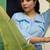 Blue linen printed kurta-sets