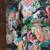 Green cotton printed Dress
