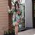 Green cotton printed Dress