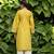 Yellow lawn printed kurta-sets