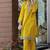 Yellow lawn printed kurta-sets