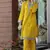 Yellow lawn printed kurta-sets