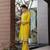 Yellow lawn printed kurta-sets