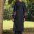 Black lawn printed kurta-sets