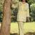 Light-yellow lawn printed Co-ord set