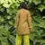 Green lawn printed kurta-sets