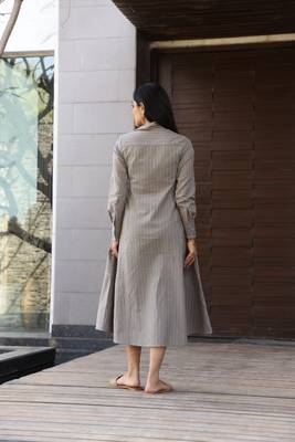 Grey cotton printed kurta-sets 2