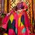 Multi-Color Muslin Mirror Work Navratri Wear Lehenga Choli
