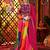 Multi-Color Muslin Mirror Work Navratri Wear Lehenga Choli