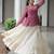 MAROON PRINT GAMTHI PATCH WORK COTTON NAVRATRI  STITCHED LEHENGA CHOLI