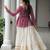 MAROON PRINT GAMTHI PATCH WORK COTTON NAVRATRI  STITCHED LEHENGA CHOLI