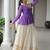 PURPLE PRINT GAMTHI PATCH WORK COTTON NAVRATRI  STITCHED LEHENGA CHOLI