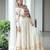 WHITE KUTCHI GAMTHI WORK KORA COTTON NAVRATRI STITCHED LEHENGA CHOLI
