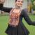 BLACK MULTICOLOR KUTCHI GAMTHI WORK RAYON NAVRATRI STITCHED LEHENGA CHOLI