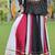 BLACK MULTICOLOR KUTCHI GAMTHI WORK RAYON NAVRATRI STITCHED LEHENGA CHOLI