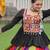 BLACK MULTICOLOR KUTCHI GAMTHI WORK RAYON NAVRATRI STITCHED LEHENGA CHOLI