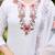 Thread work on Viscose Fabric Straight Kurta, Pant and Dupatta Set