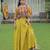 PARROT KUTCHI GAMTHI THREAD EMBROIDERED RAYON NAVRATRI  STITCHED LEHENGA CHOLI KOTI