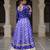 BLUE WHITE PRINT KUTCHI GAMTHI COTTON NAVRATRI STITCHED LEHENGA CHOLI